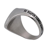 R2 Shield Cross Ring, "No Weapon"