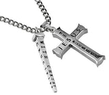 Silver Cross and Nail, "By His Blood"