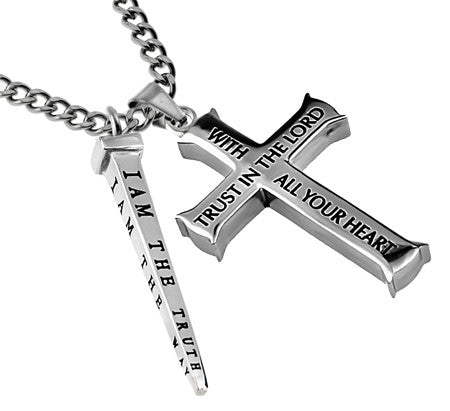 Silver Cross And Nail, "Trust"