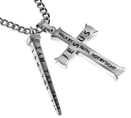 Silver Cross And Nail, "Walk by Faith"