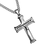Men's Iron Cross, "Armor of God" Ephesians 6:10-18