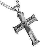 Men's Iron Cross "Trust" Proverbs 3:5,6