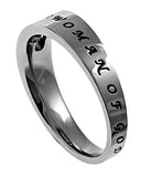 Solitaire Ring, "Woman Of God"