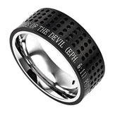 Black Sport Ring, "Armor Of God" Full