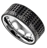 Black Sport Ring, "Christ My Strength"