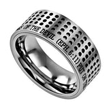 Silver Sport Ring, "Armor Of God"