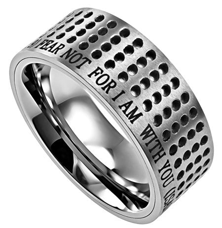 Silver Sport Ring, "Fear Not"