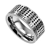 Silver Sport Ring, "His Strength"