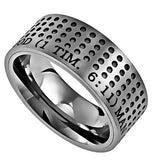 Silver Sport ring, "Man Of God"