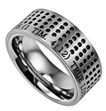 Silver Sport Ring, "True Love Waits"