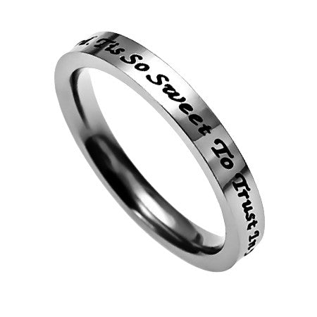 Hymn Ring, "Tis So Sweet To Trust In Jesus"