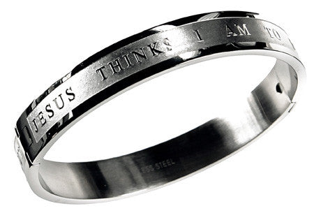 Women's Bangle Bracelet, "Not Perfect"