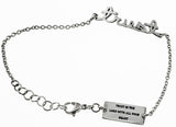 Handwriting Bracelet, “Trust”