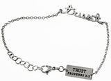 Handwriting Bracelet, “Trust”