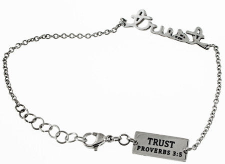 Handwriting Bracelet, “Trust”