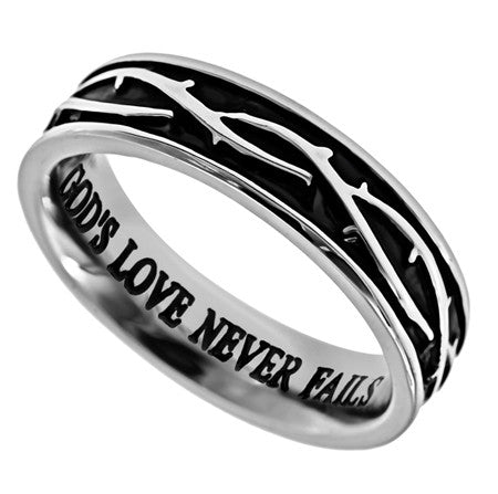 Girl's Crown of Thorns Ring, "God’s Love"