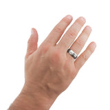 Square Double Cross Silver Ring, "Armor Of God"