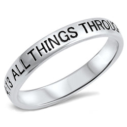 Retail - All Silver Religious Rings