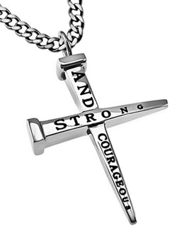 2 Nail Cross, "Courage" | Christian Jewelry Supplier | Kingdom Jewelry | Free Shipping