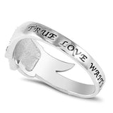 Wing Ring TRUE LOVE WAITS - 1 TIMOTHY 4:12