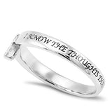 Tiny Tip Ring I KNOW THE THOUGHTS THAT I THINK TOWARD YOU - JER. 29:11
