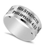 Guardian Ring ALL THINGS THROUGH CHRIST MY STRENGTH - PHIL. 4:13