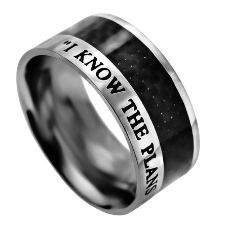 Carbon Fiber Black Ring, "I Know"