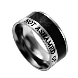 Carbon Fiber Black Ring, "Not Ashamed"