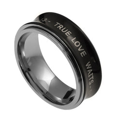 Spinner Black Ring, "True Love Waits"