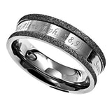 Silver Champagne Ring, "Saved By Grace"