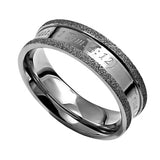 Silver Champagne Ring, "True Love Waits"