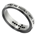 CZ Channel Cross Ring, “Possible”