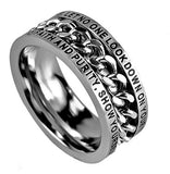 Men's Chain Ring, "Your Youthfulness"