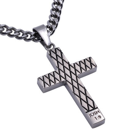 Silver Diamond Cross, "Crucified"