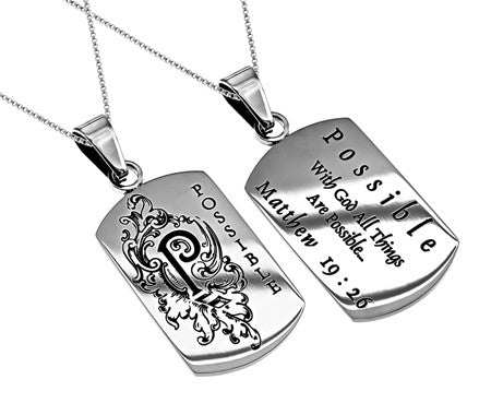 Women's Dog Tag, "Possible"