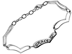 Heart Link Bracelet, "Grace"