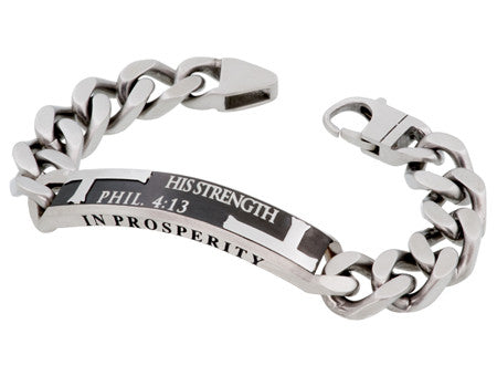 Iron Cross Bracelet, "His Strength"