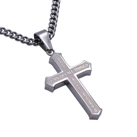 Inlay Cross, "Christ My Strength"