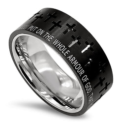 Knight Black Ring, "ARMOUR OF GOD"