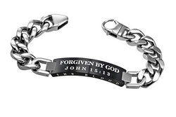 Knight Bracelet, "Forgiven By God"