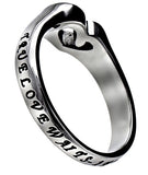 Mini Heart Ring, “True Love Waits”