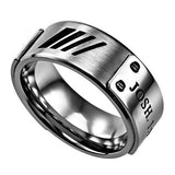 Silver MLX Ring, "Courage"