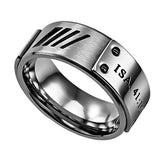 Silver MLX Ring, "Fear Not"