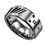 Silver MLX Ring, "Strength"