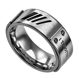Silver MLX Ring, "True Love Waits"