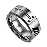 Silver MLX Ring, "Man Of God"