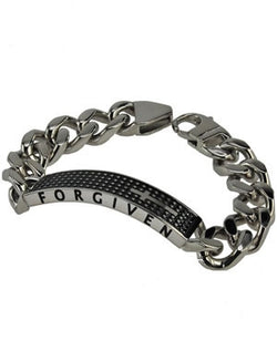 Shield Cross Bracelet, "Forgiven"