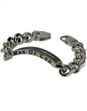 Shield Cross Bracelet, "Man Of God"