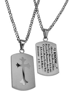 Silver Shield Cross, "I Know"