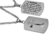 Silver Shield Cross, "I Know"